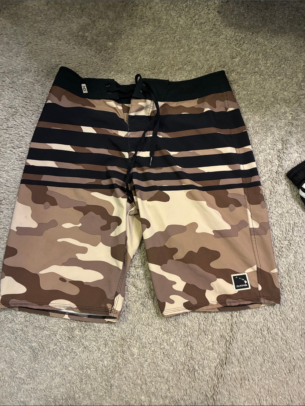Dakine Brown Camo Stripe Men’s Board Shorts